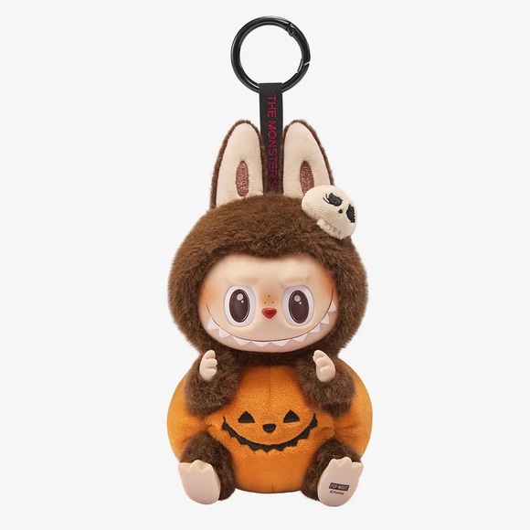 New POP MART Happy Halloween Party Series-Sitting Pumpkin Vinyl Plush Pendant - Picture 2 of 11